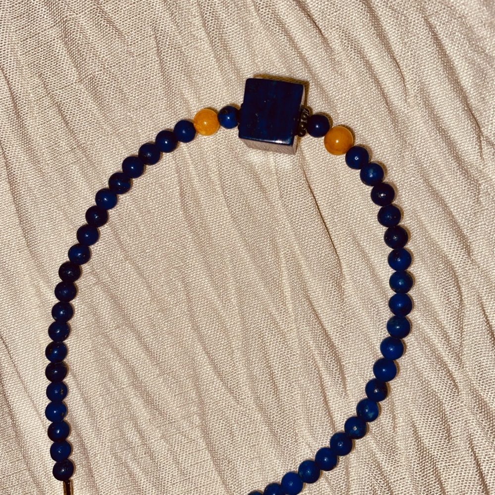 Lapis anklet
